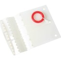 Plastová karta pro dvojitý falc 0,50 mm