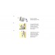 Latch Opening Card for Double-Offset Doors (white) 0,35 mm